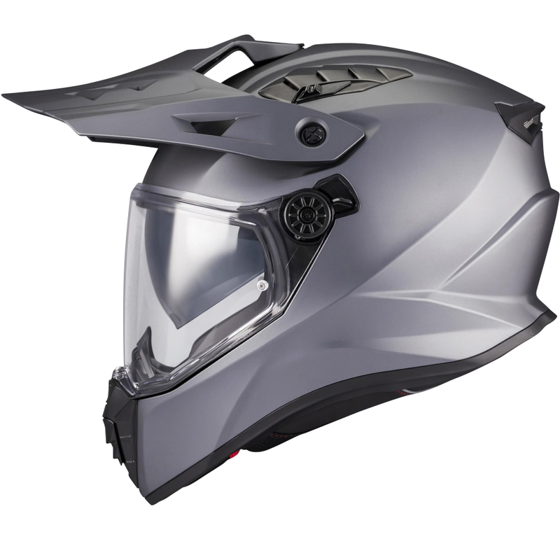 Enduro motociklistička kaciga MT Track SV Pure A2 mat siva