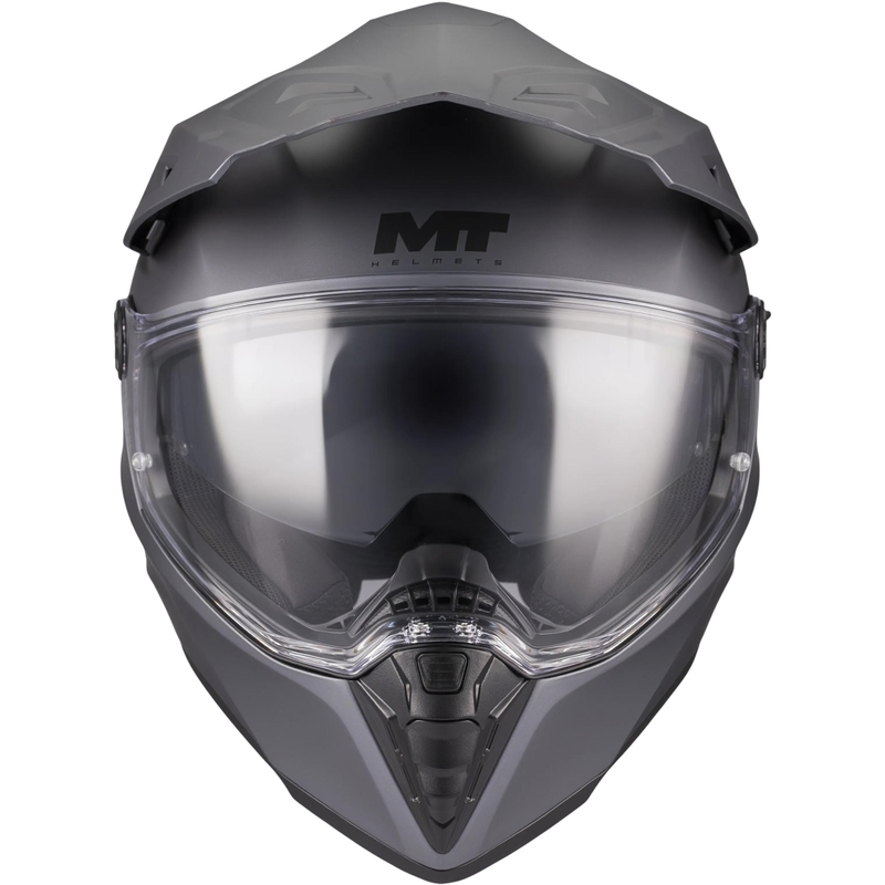 Enduro motociklistička kaciga MT Track SV Pure A2 mat siva