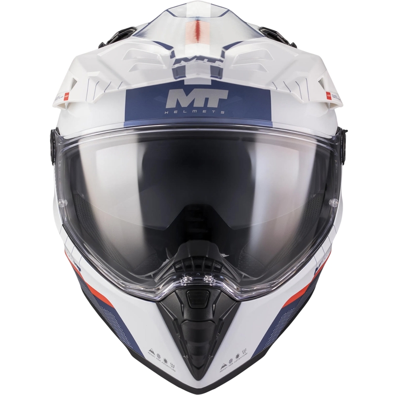 Enduro motociklistička kaciga MT Track SV Nomad C0 plavo-bijelo-crvena