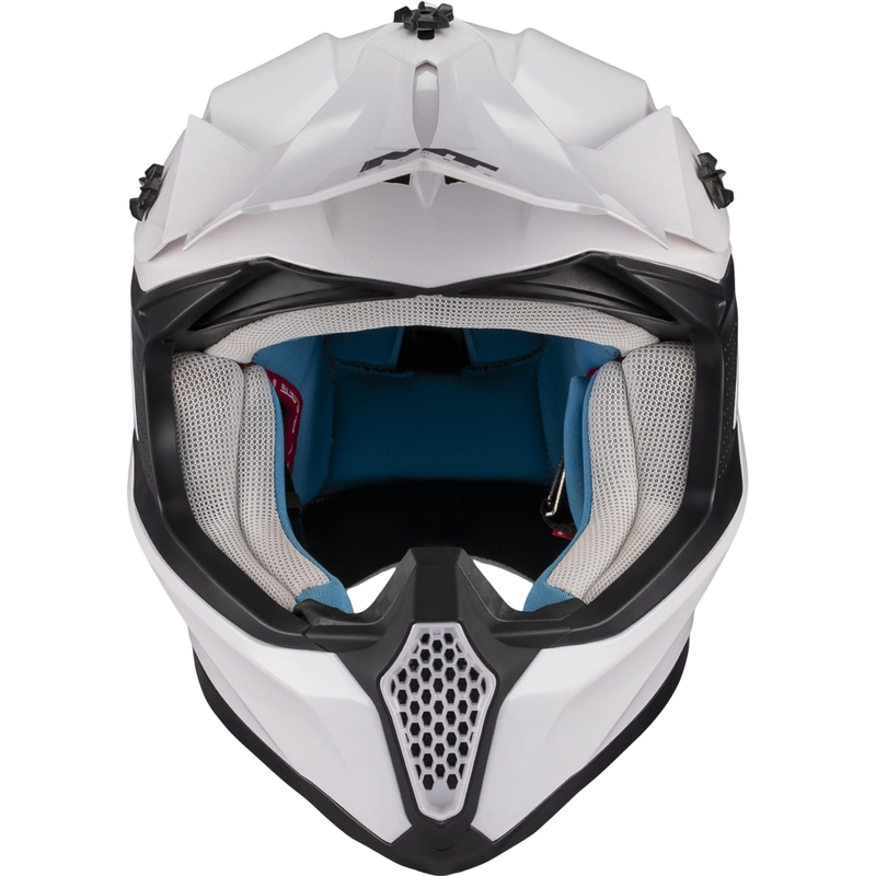 Motokros kaciga MT Falcon S Pure A0 bijela