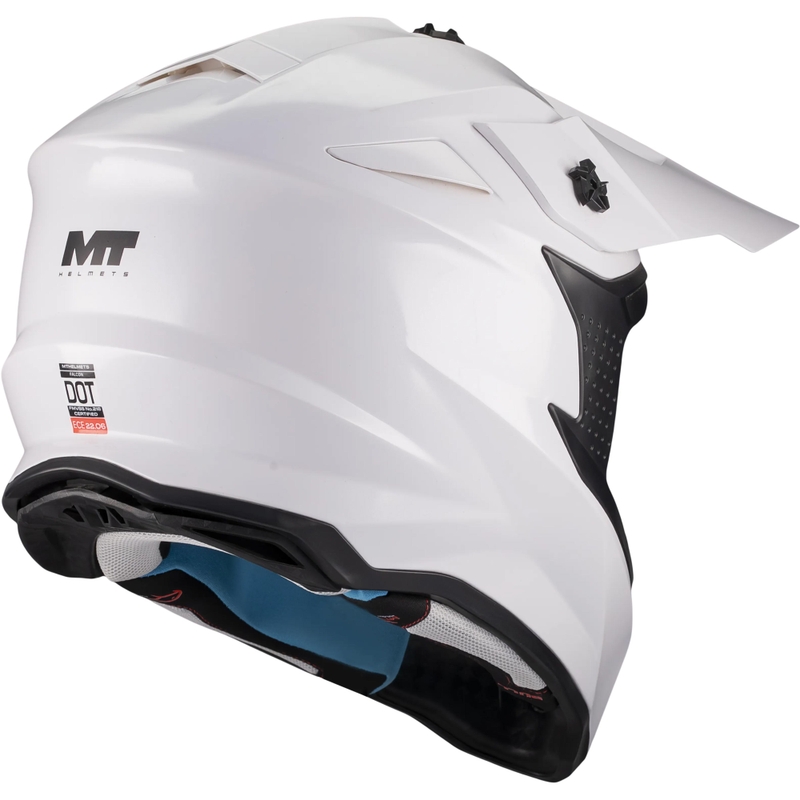 Motokros kaciga MT Falcon S Pure A0 bijela