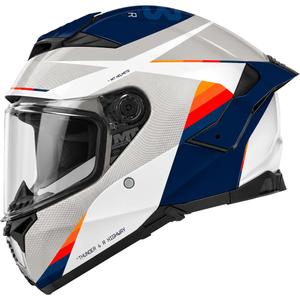 Integralna motociklistička kaciga MT Thunder 4 R SV Highway A7 bijelo-sivo-plava