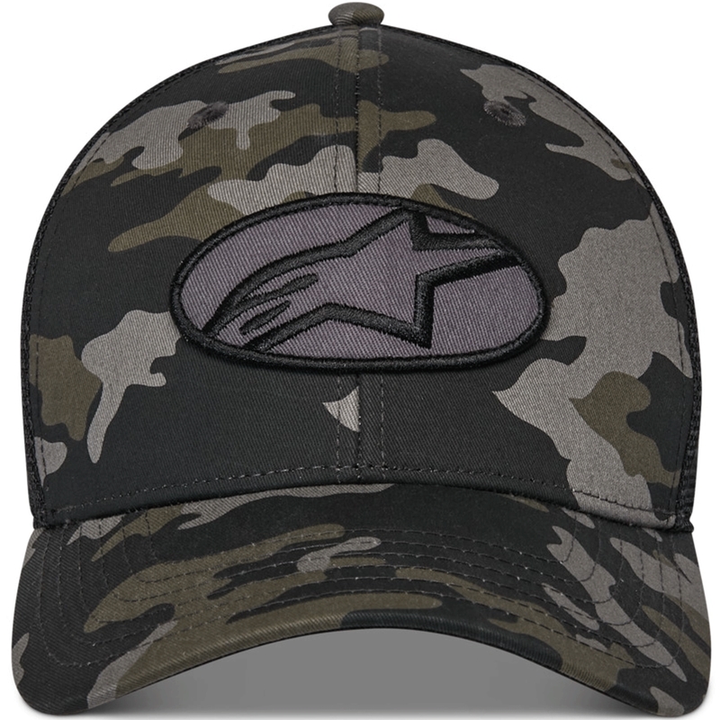 Alpinestars Oblique Camo Trucker kapa crno-kamuflažna-crna