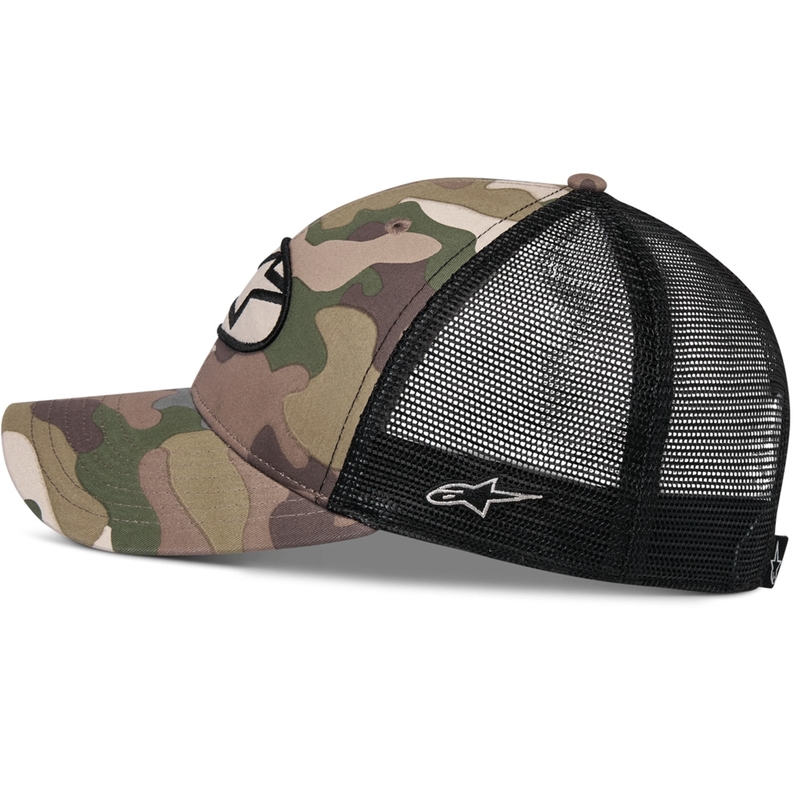 Alpinestars Oblique Camo Trucker kapa zeleno-kamuflažno-crna