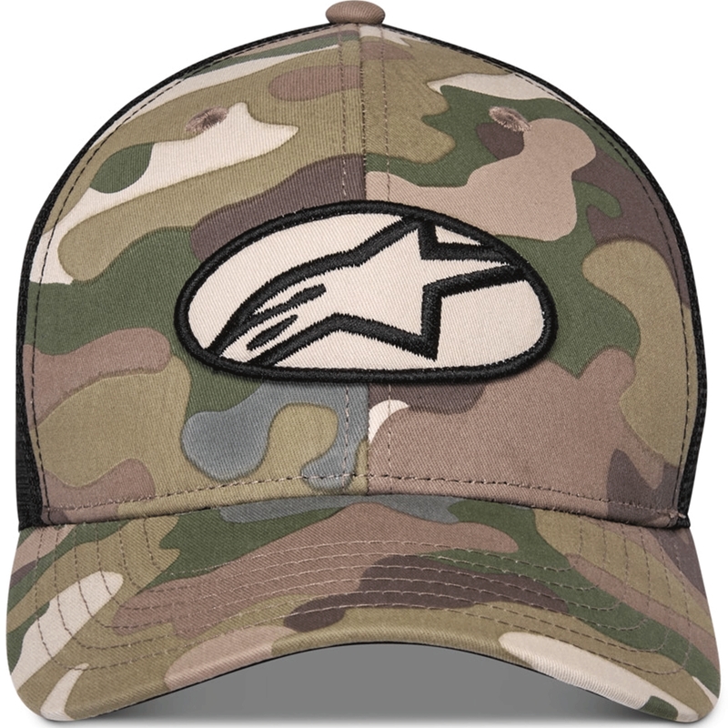 Alpinestars Oblique Camo Trucker kapa zeleno-kamuflažno-crna