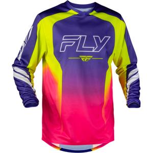 Motokros dres FLY Racing F-16 Raze ljubičasto-crveno-žuti