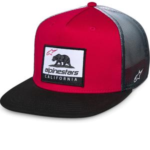 Alpinestars Cali Gradient Trucker kapa crveno-crno-bijela