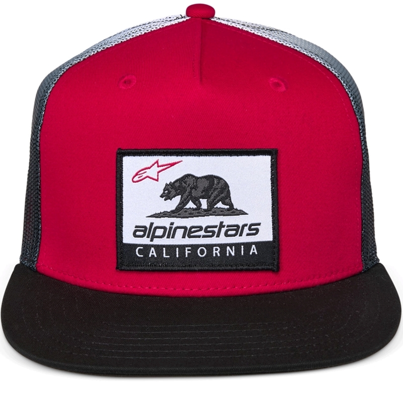 Alpinestars Cali Gradient Trucker kapa crveno-crno-bijela