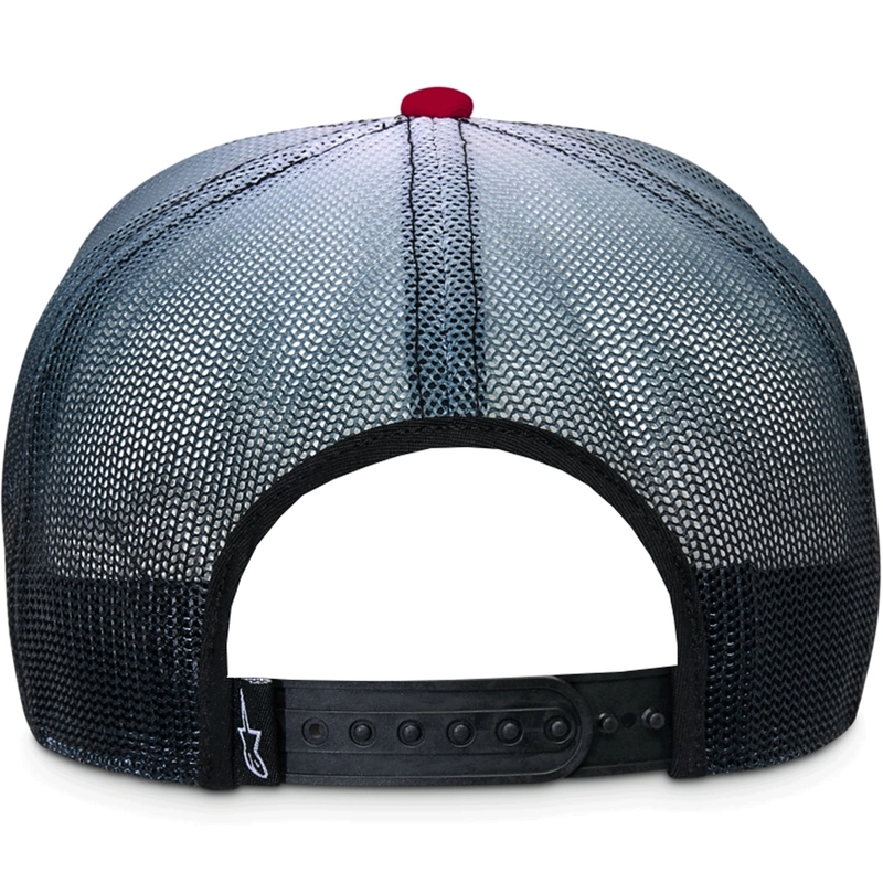 Alpinestars Cali Gradient Trucker kapa crveno-crno-bijela