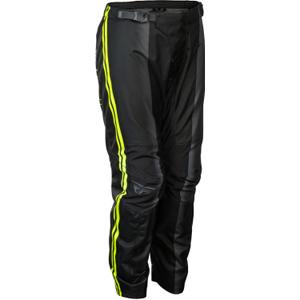 Dječje motokros hlače FLY Racing F-16 Raze crno-fluo žute