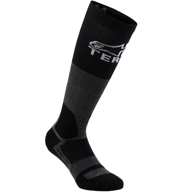 Alpinestars AT 8 Merino čarape sivo-crne