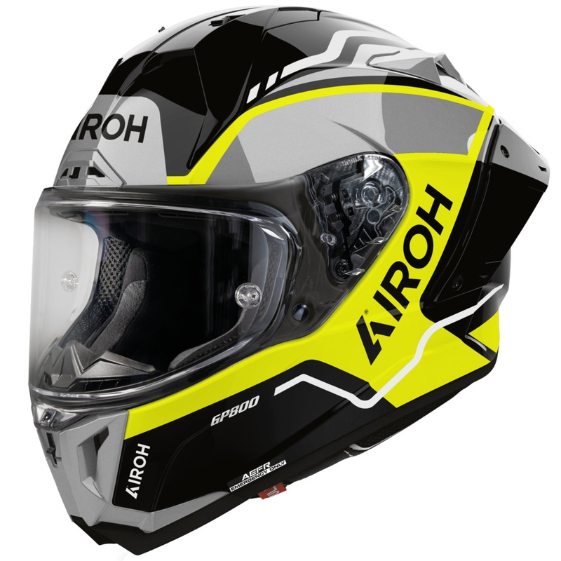 Airoh GP 800 Lane kaciga za motocikle s punim licem, fluo žuta