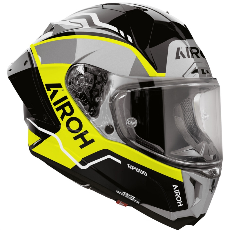 Airoh GP 800 Lane kaciga za motocikle s punim licem, fluo žuta