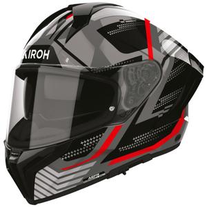 Airoh Matryx Starburst integralna motociklistička kaciga crno-crvena
