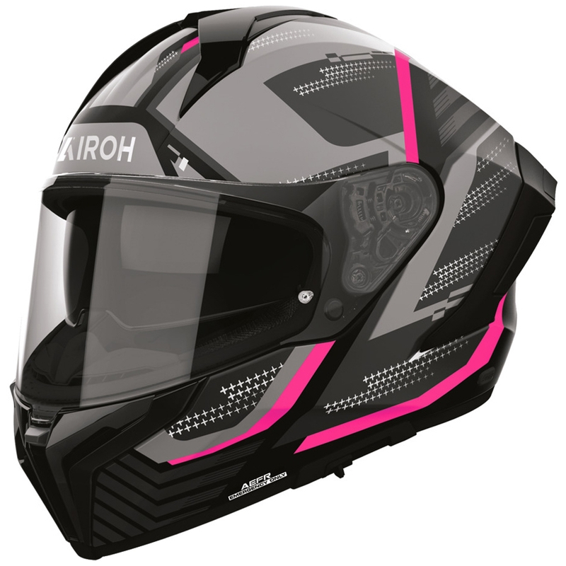 Airoh Matryx Starburst kaciga za motocikle s punim licem, mat roza