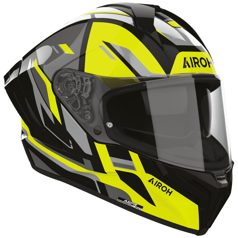 Airoh Matryx Sentry full face motociklistička kaciga žute boje