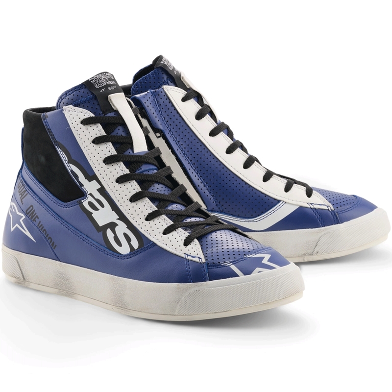 Alpinestars Stated Flair motociklističke čizme plavo-bijelo-crne