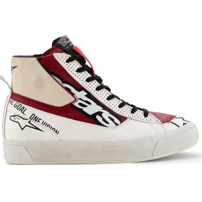 Alpinestars Stella Stated Flair ženske motociklističke čizme bijelo-crvene boje