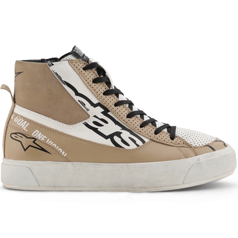 Ženske motociklističke čizme Alpinestars Stella Stated Flair sivo-bijele
