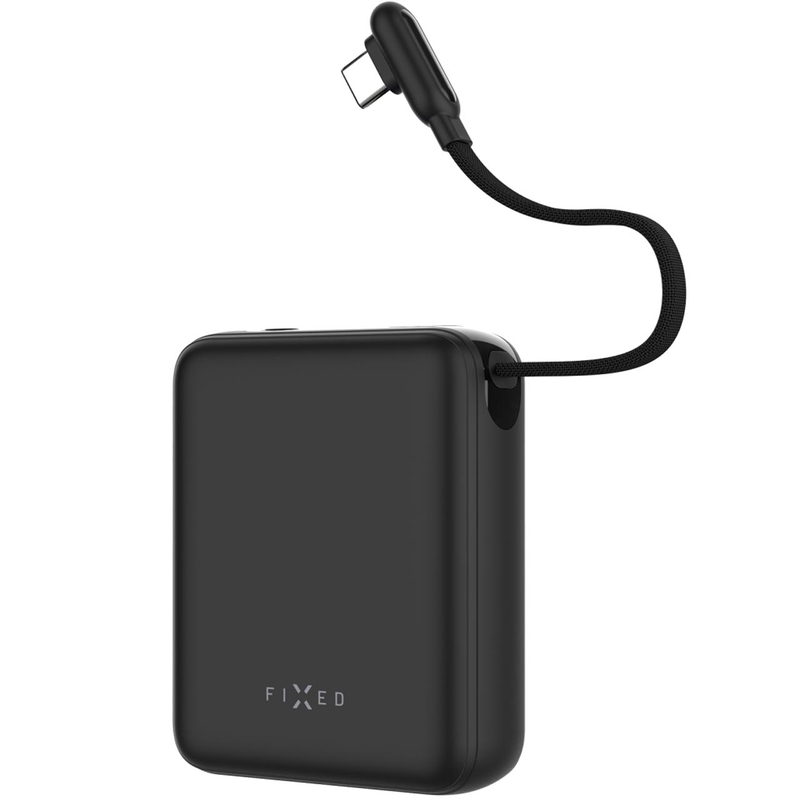 Power bank fiksni Zen 10 Loop 10.000 mAh 30 W s LCD zaslonom crne boje