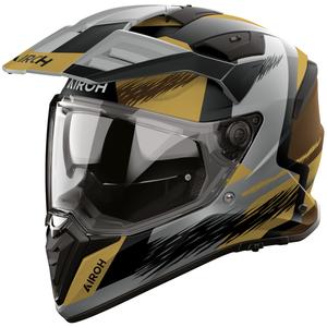 Enduro motociklistička kaciga Airoh BADX-X Airspeed mat pijesak