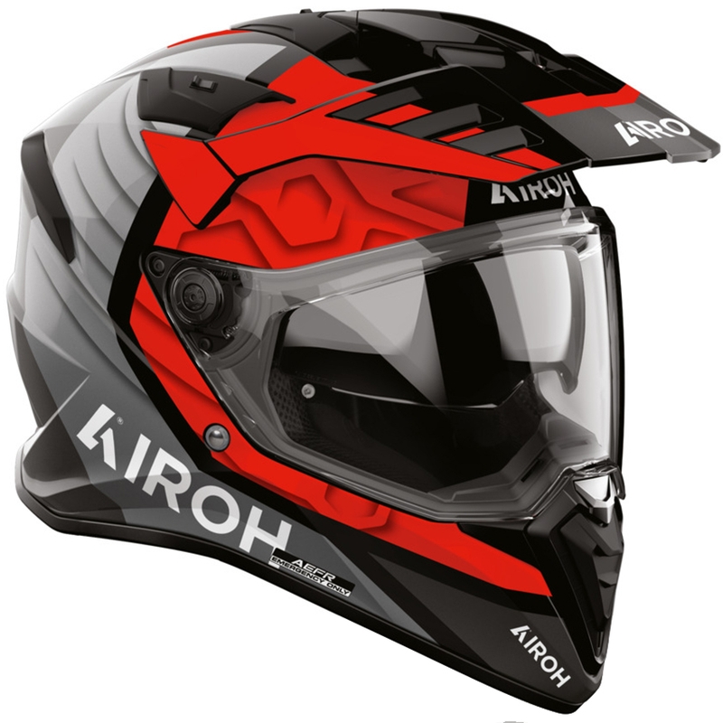 Enduro motociklistička kaciga Airoh BADX-X Cube crvena