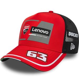 Kapa Ducati New Era Lenovo Bagnaia 63 crno-crvena