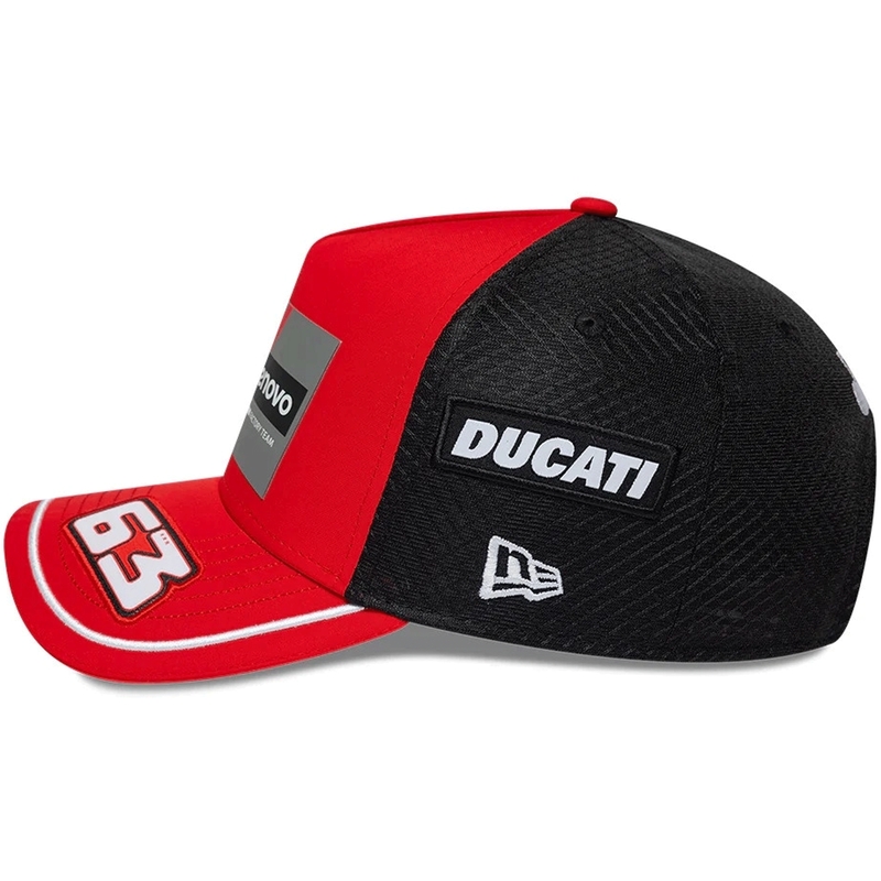 Kapa Ducati New Era Lenovo Bagnaia 63 crno-crvena