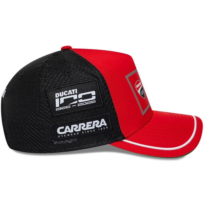 Kapa Ducati New Era Lenovo Bagnaia 63 crno-crvena
