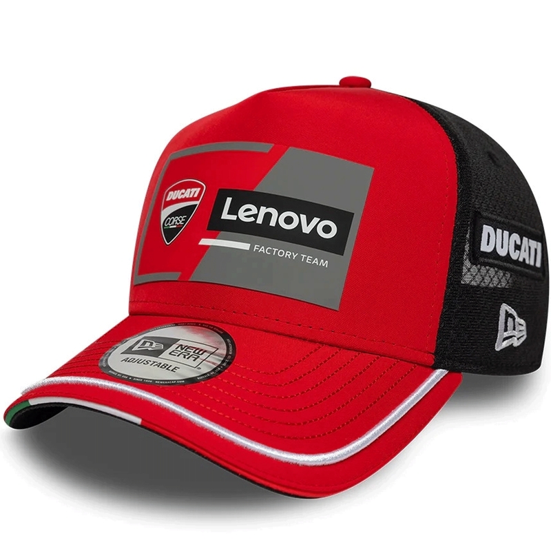 Ducati New Era Lenovo kapa crno-crvena