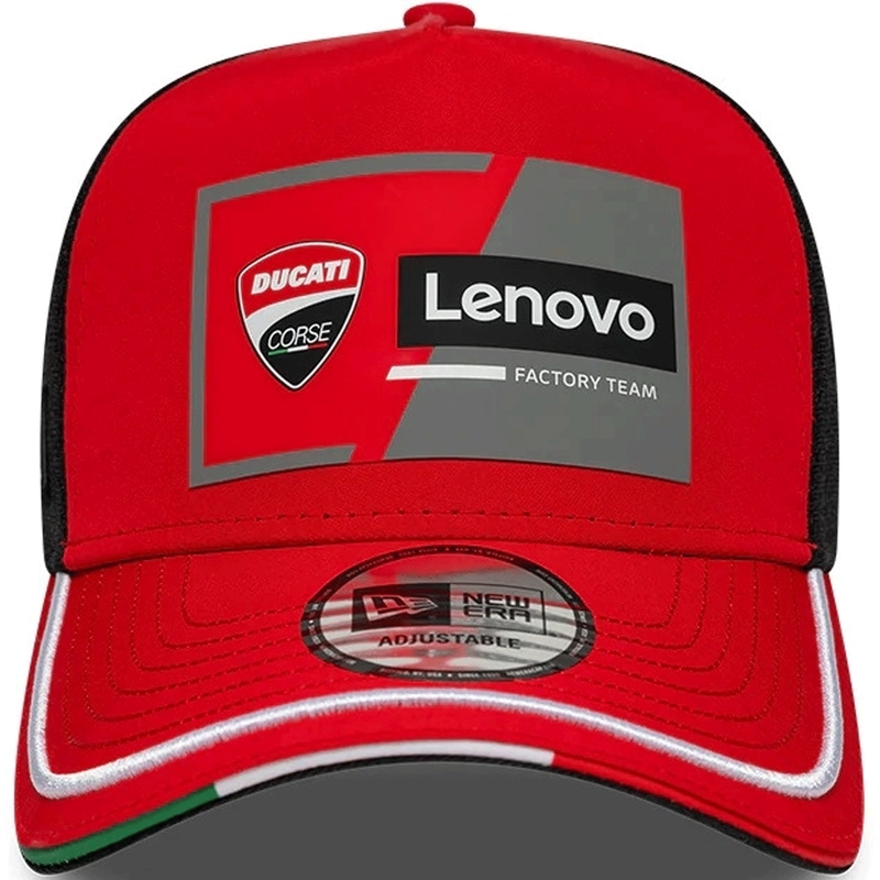 Ducati New Era Lenovo kapa crno-crvena