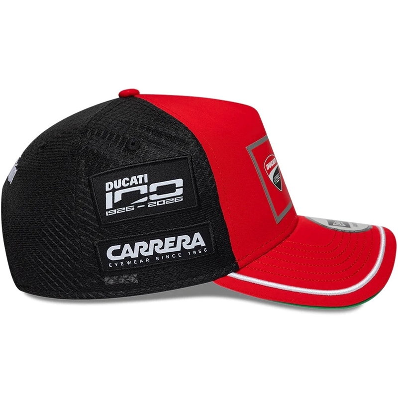 Ducati New Era Lenovo kapa crno-crvena