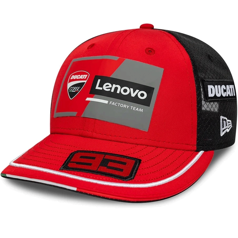 Ducati New Era Lenovo Marquez 93 kapa crno-crvena