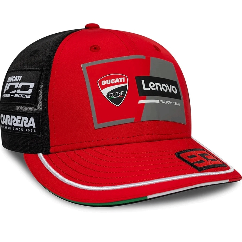 Ducati New Era Lenovo Marquez 93 kapa crno-crvena