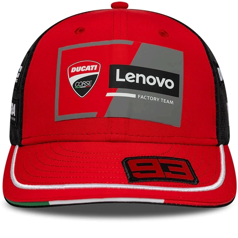 Ducati New Era Lenovo Marquez 93 kapa crno-crvena