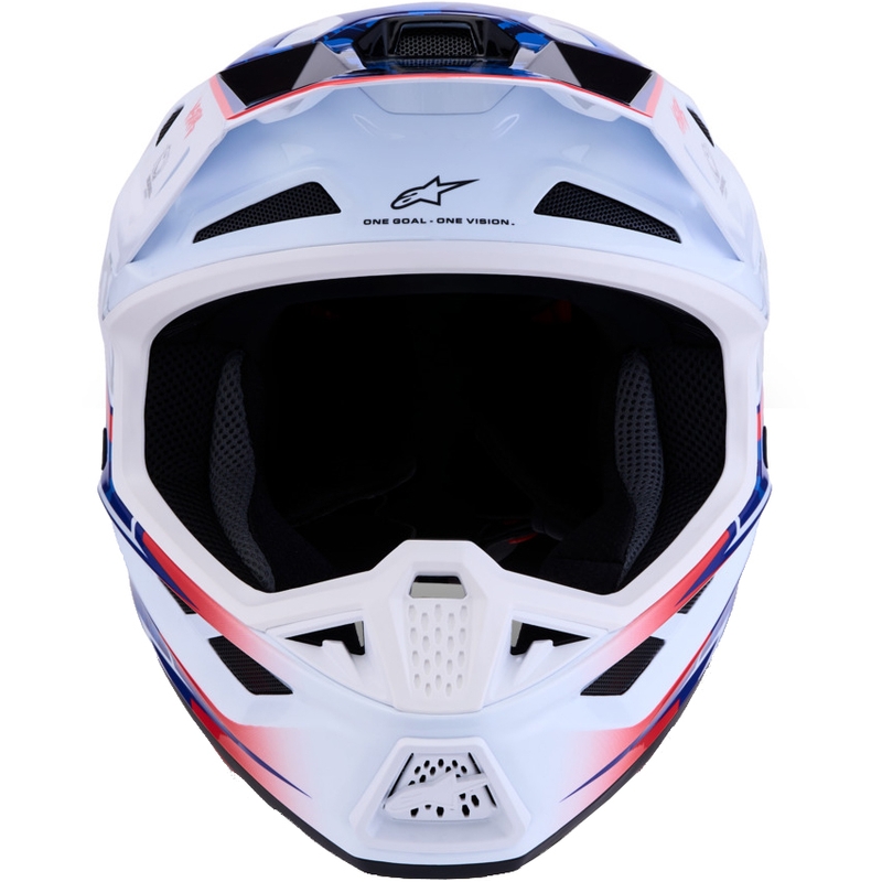 Alpinestars Supertech S-M7 Blaster bijelo-plava kaciga za motokros