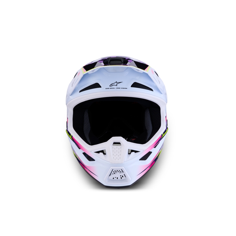 Alpinestars Supertech S-M7 Blaster kaciga za motokros ljubičasto-bijela