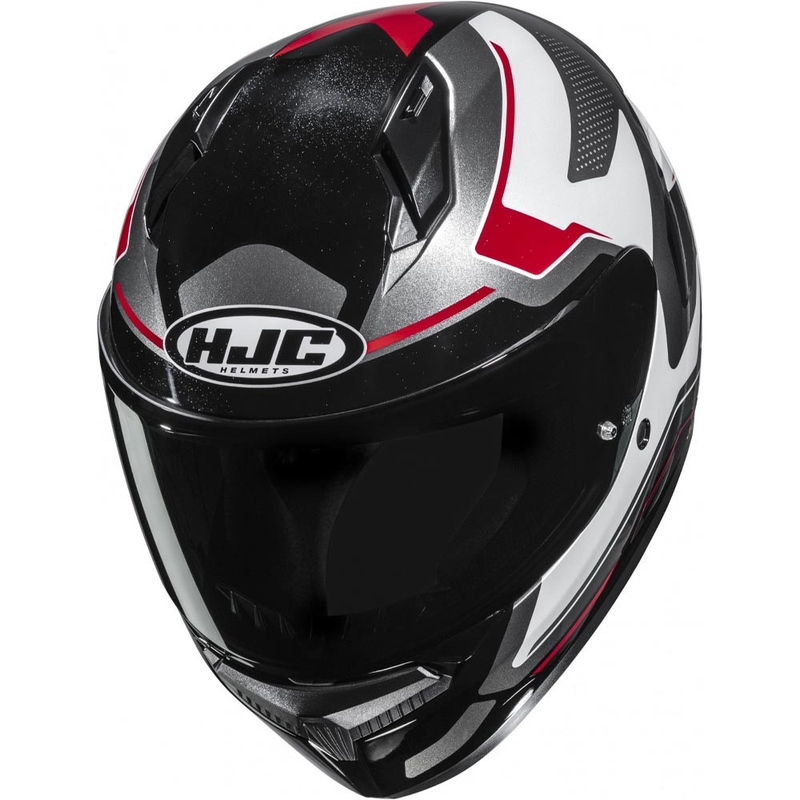 Integralna motociklistička kaciga HJC C10 Cric MC1 crno-bijelo-crvena