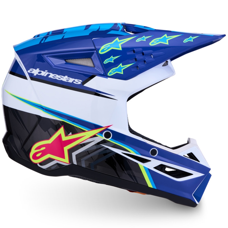 Alpinestars S-M3 Falcon dječja motocross kaciga plavo-bijelo-crna