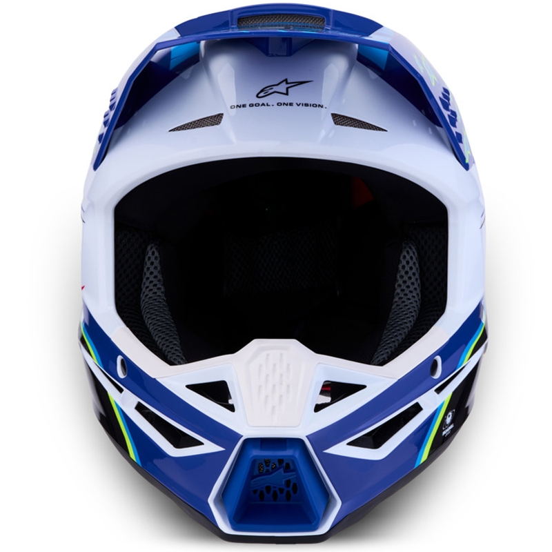 Alpinestars S-M3 Falcon dječja motocross kaciga plavo-bijelo-crna