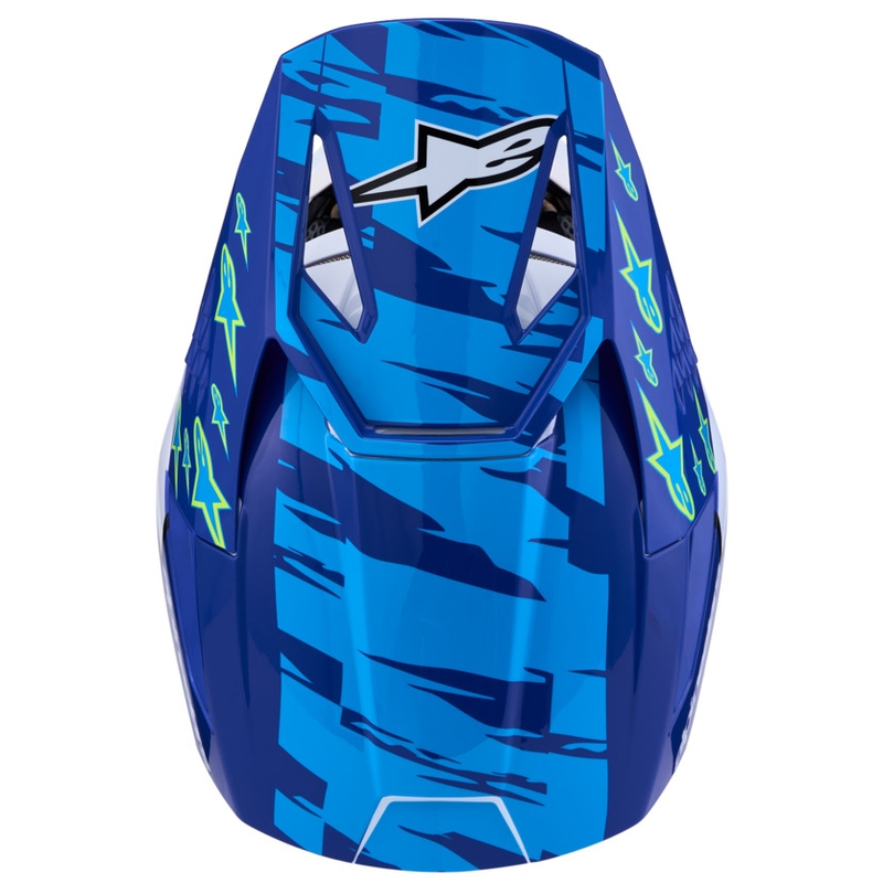 Alpinestars S-M3 Falcon dječja motocross kaciga plavo-bijelo-crna