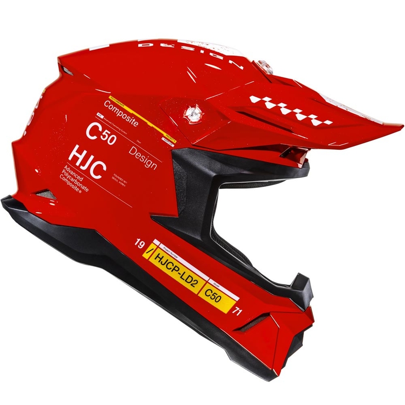HJC C50 Tagg MC1 motokros kaciga crvena