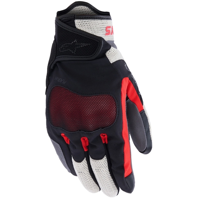 Alpinestars Mogress Airflow motociklističke rukavice crno-krem-crvene