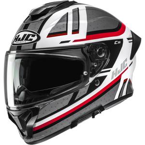 HJC C71 Novah MC1 full face motociklistička kaciga sivo-bijelo-crvena