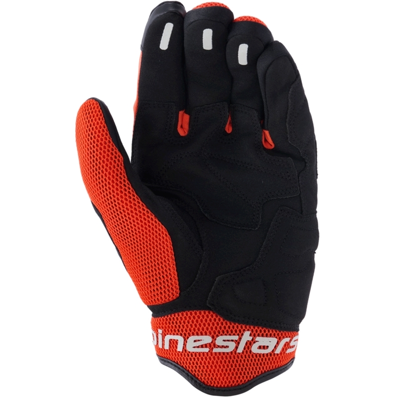 Alpinestars Mogress Airflow motociklističke rukavice crno-crveno-narančaste