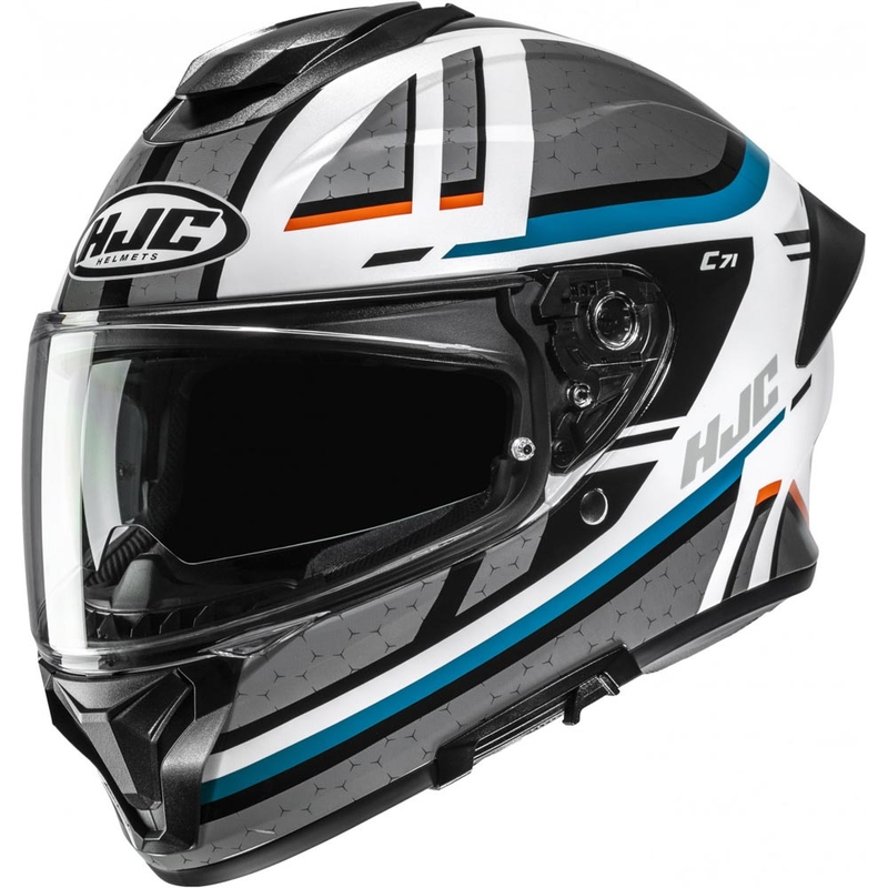HJC C71 Novah MC27 full face motociklistička kaciga sivo-bijelo-plava