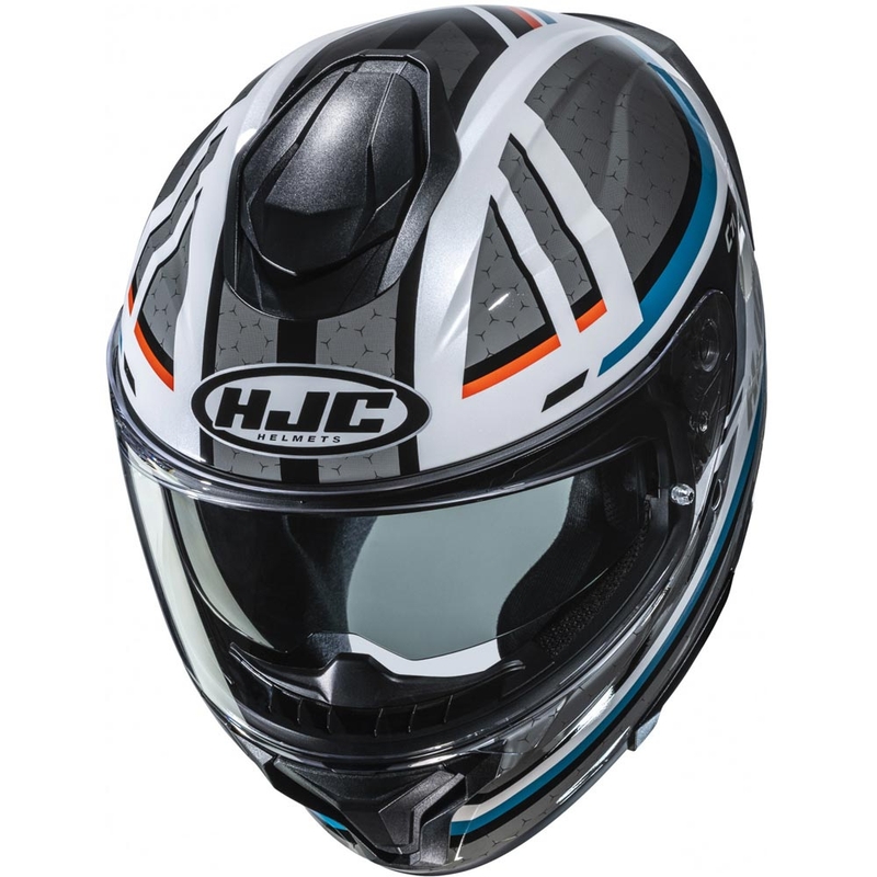 HJC C71 Novah MC27 full face motociklistička kaciga sivo-bijelo-plava