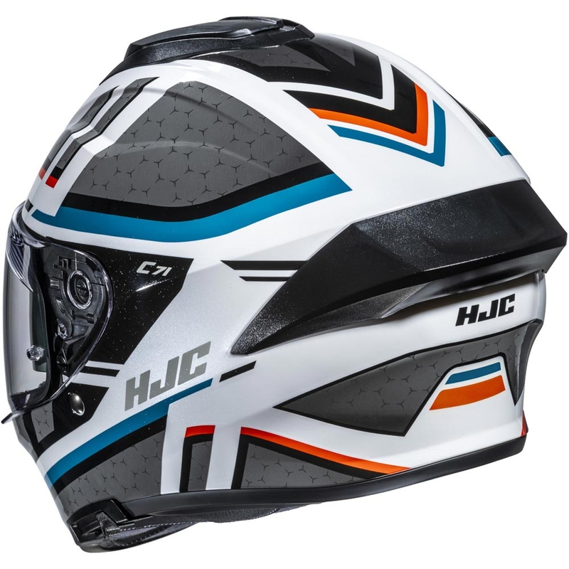 HJC C71 Novah MC27 full face motociklistička kaciga sivo-bijelo-plava