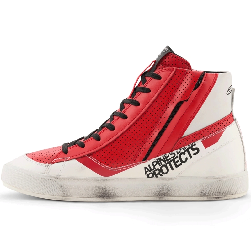 Alpinestars Stated Flair motociklističke čizme bijelo-crvene boje