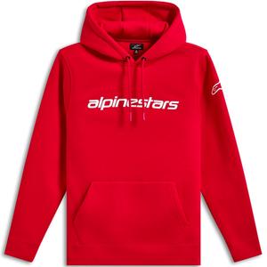 Alpinestars Wordmark Hoodie 3 crveno-bijela